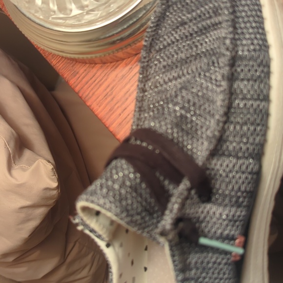 Hey Dude Shoes Hey Dude Womens Size 8 Sparkly Black Poshmark